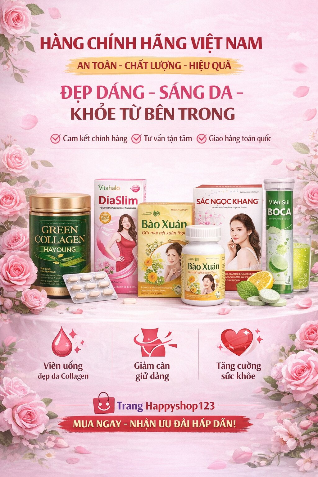 Thực phẩm bảo vệ sức khỏe: Xu hướng chăm sóc cơ thể từ bên trong của người Việt hiện đại